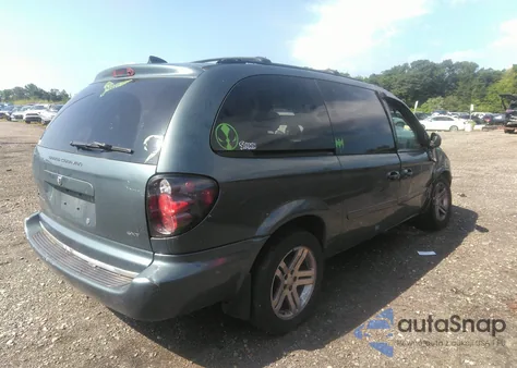 2007 Dodge Grand Caravan Sxt из США, поврежденный, VIN 2D4GP44L97R355578